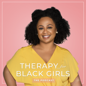 Podcast cover shows a Black woman smiling.