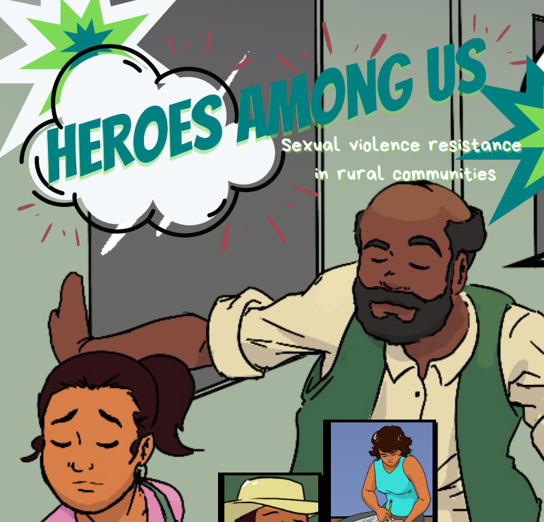heroes among us: sexual violence resistance in rural communities comic cover